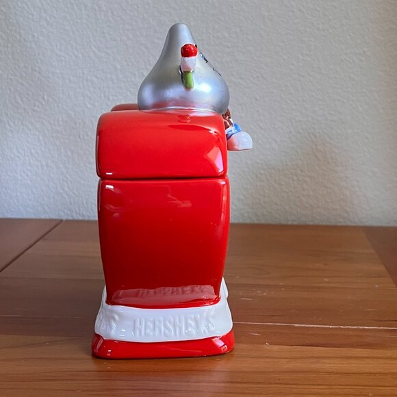 Hershey's Chocolate Kisses Candy Jar, Heart Candy Jar, Trinket Box, Valentines - Picture 4 of 7